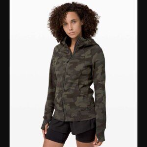 lululemon athletica Olive Camouflage Hoodie